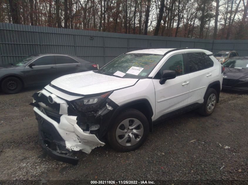 2021 TOYOTA RAV4 LE VIN: 2T3F1RFV1MC221690