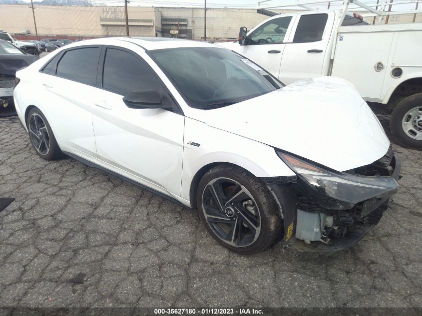 2022 HYUNDAI ELANTRA N LINE VIN: KMHLR4AF9NU240558