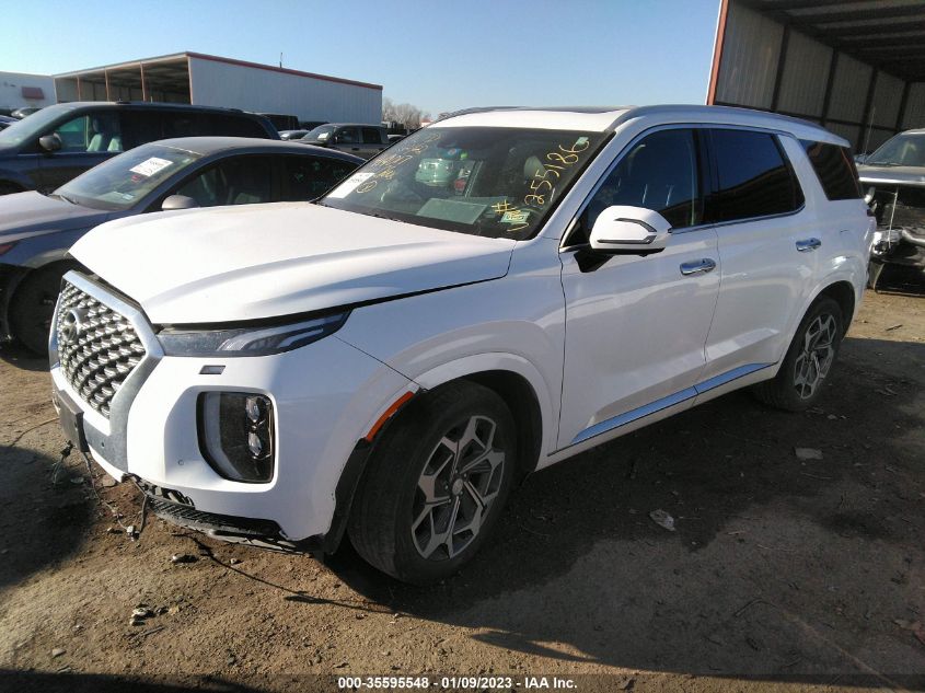 2021 HYUNDAI PALISADE CALLIGRAPHY VIN: KM8R74HE2MU255186