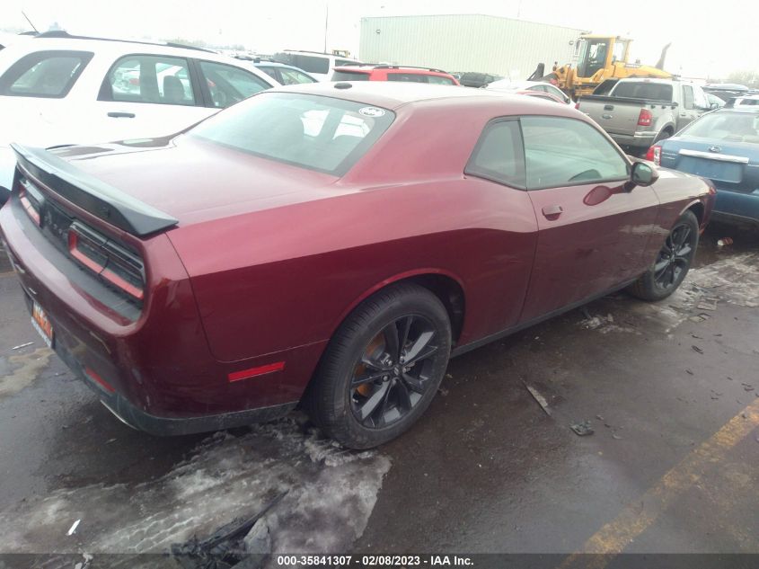 2022 DODGE CHALLENGER SXT VIN: 2C3CDZGG6NH215883