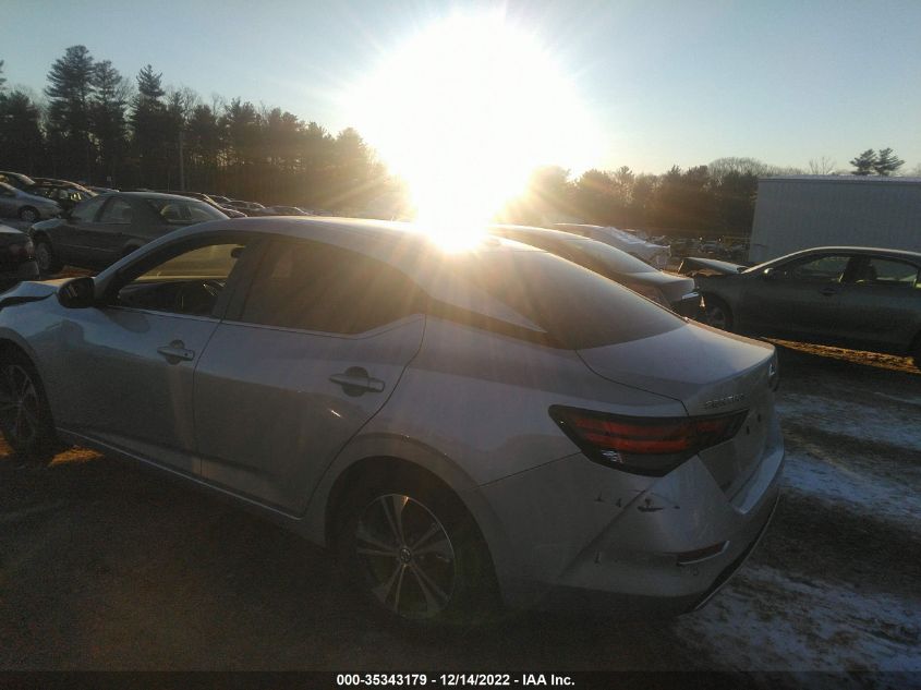 2022 NISSAN SENTRA SV VIN: 3N1AB8CV0NY300657