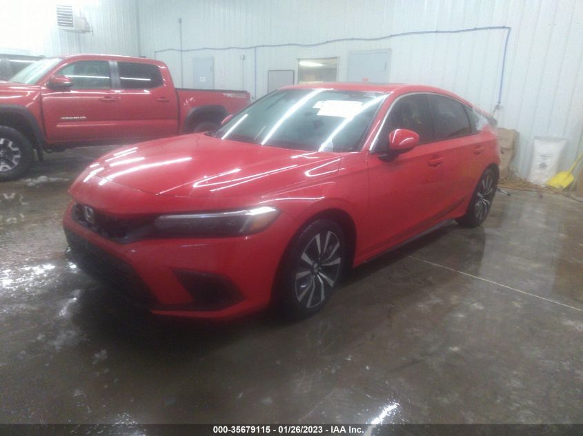 2022 HONDA CIVIC HATCHBACK EX-L VIN: 19XFL1H70NE014293