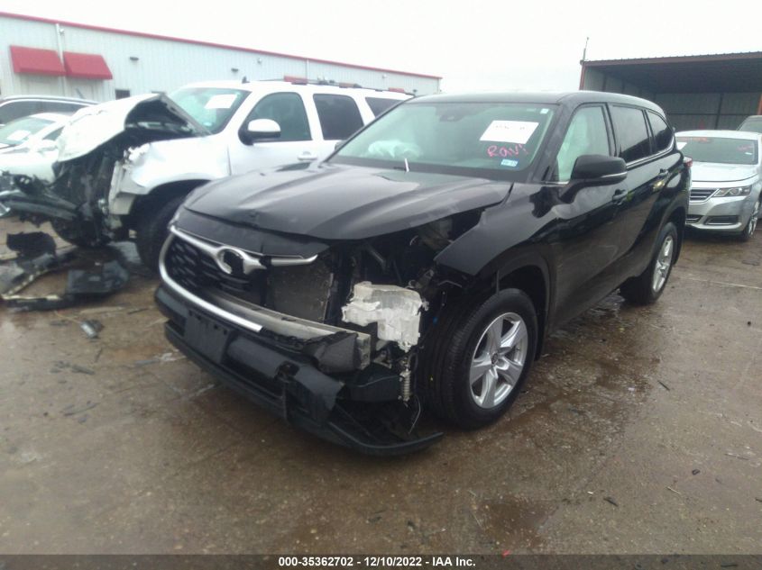 2022 TOYOTA HIGHLANDER LE VIN: 5TDBZRBH6NS171586