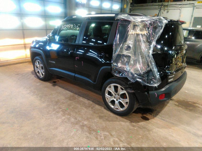 2022 JEEP RENEGADE LIMITED VIN: ZACNJDD13NPN63376
