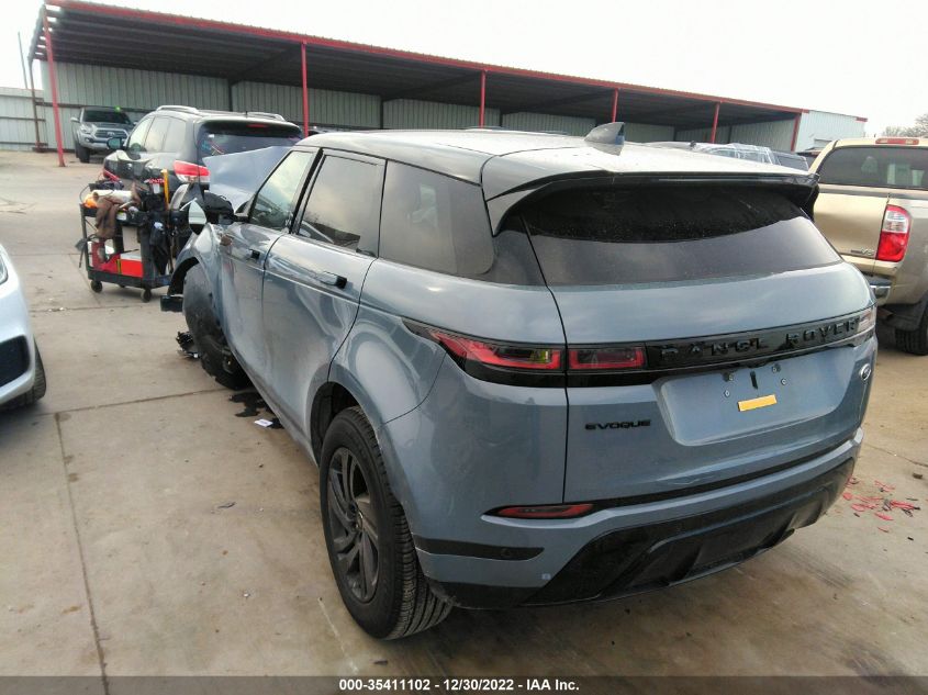 2022 LAND ROVER RANGE ROVER EVOQUE S VIN: SALZJ2FX7NH166005