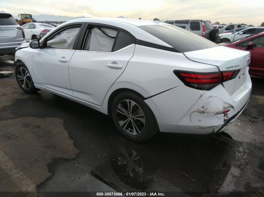 2022 NISSAN SENTRA SV VIN: 3N1AB8CV5NY312612