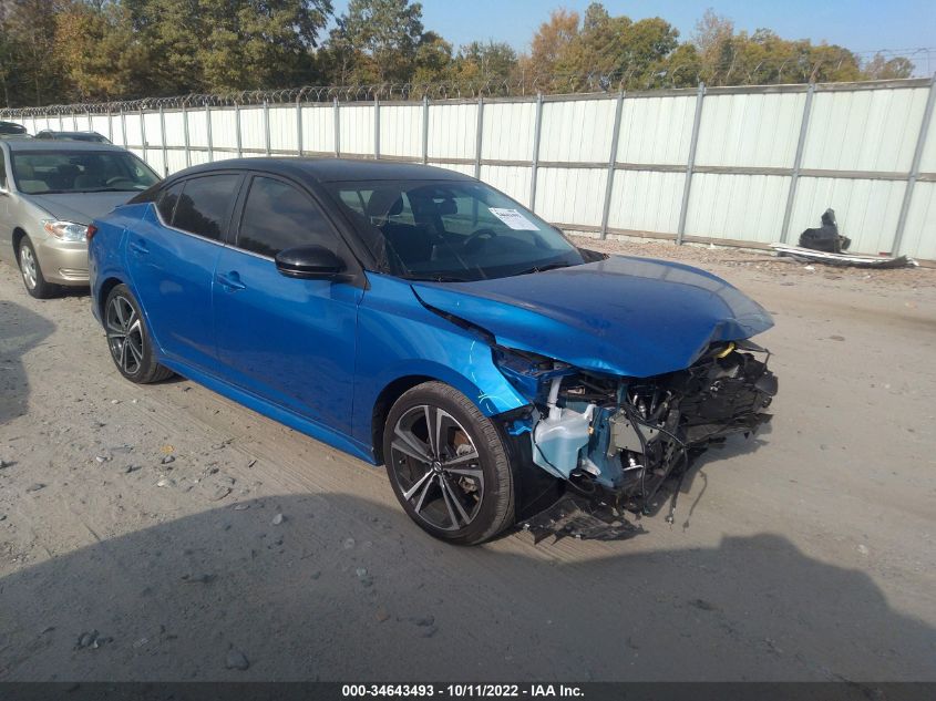 2021 NISSAN SENTRA SR VIN: 3N1AB8DV3MY269434