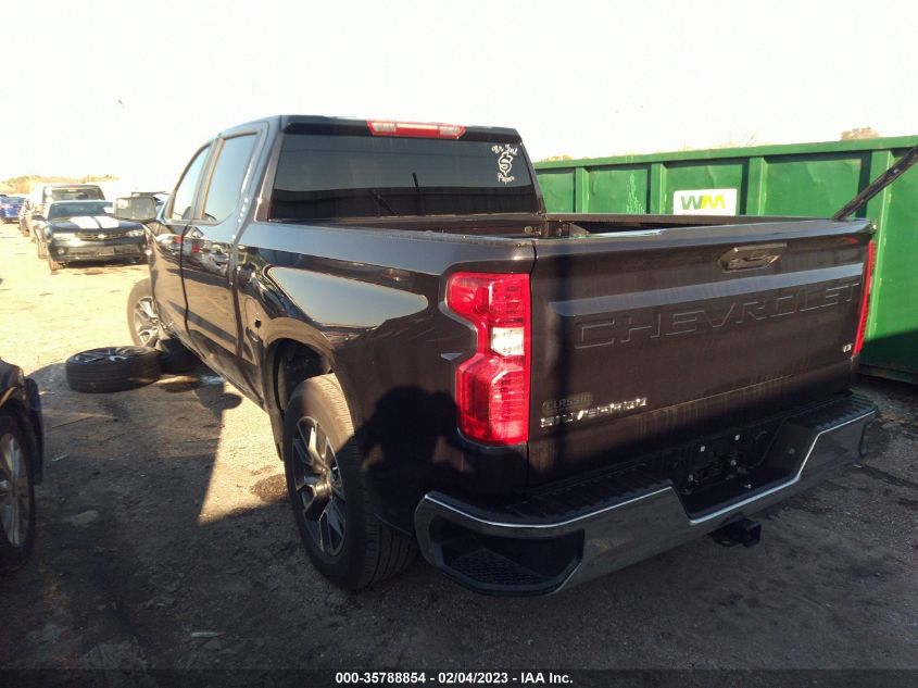 2022 CHEVROLET SILVERADO 1500 LT VIN: 1GCPACED6NZ604597