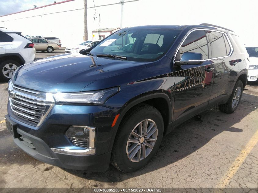 2022 CHEVROLET TRAVERSE LT LEATHER VIN: 1GNEVHKW1NJ172845