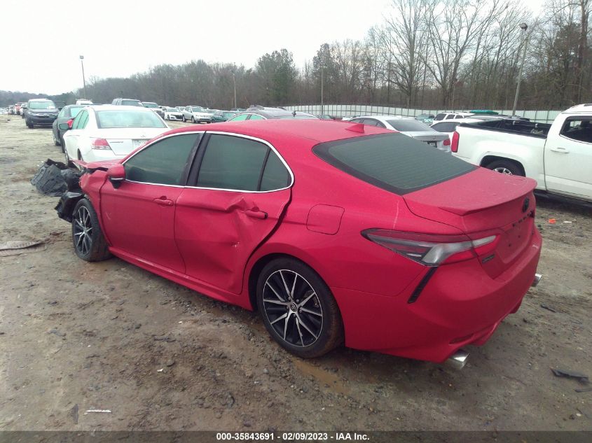 2022 TOYOTA CAMRY SE VIN: 4T1G11AK7NU009565