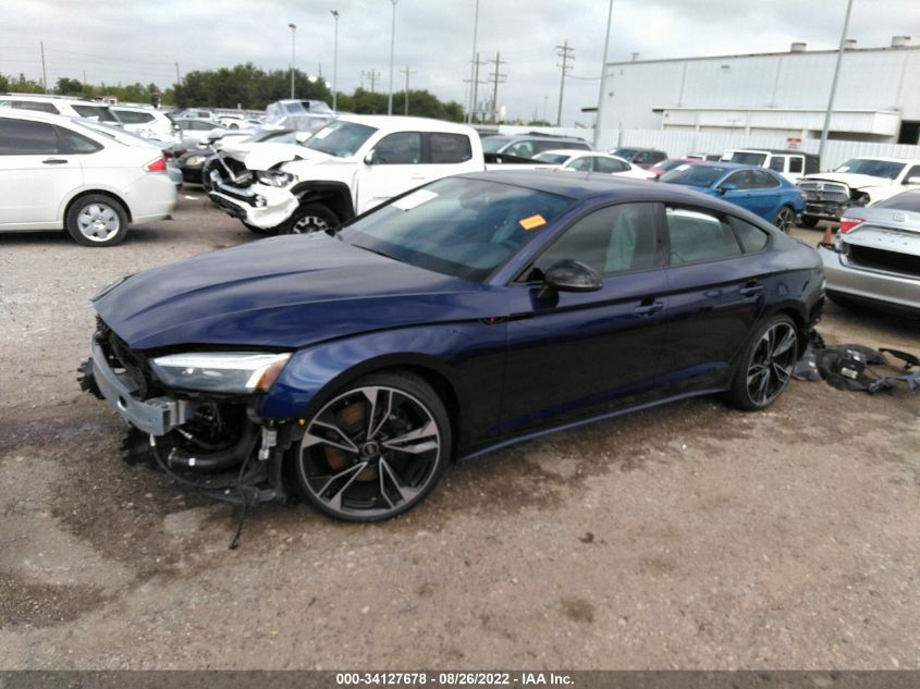 2022 AUDI S5 SPORTBACK PREMIUM PLUS VIN: WAUC4CF57NA012621
