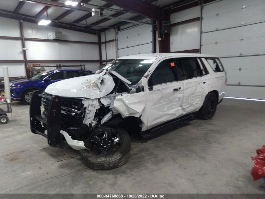 2021 CHEVROLET TAHOE COMMERCIAL VIN: 1GNSKLEDXMR445189