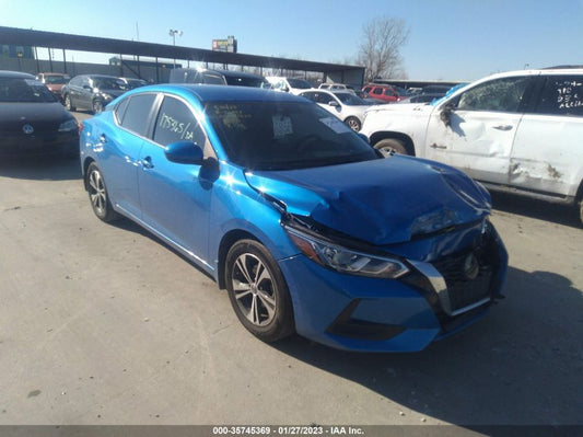 2022 NISSAN SENTRA SV VIN: 3N1AB8CV0NY231291