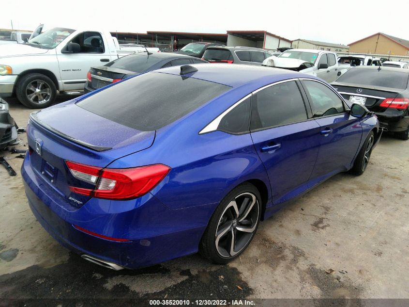 2022 HONDA ACCORD SEDAN SPORT VIN: 1HGCV1F36NA052144