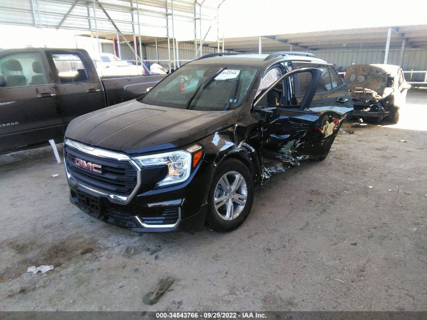 2022 GMC TERRAIN SLE VIN: 3GKALMEV4NL144589