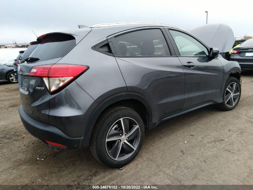 2022 HONDA HR-V EX VIN: 3CZRU6H57NM734194