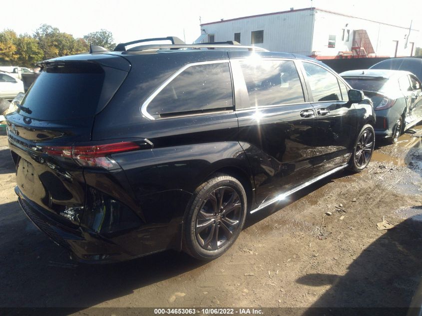 2021 TOYOTA SIENNA XSE VIN: 5TDDRKEC6MS045954