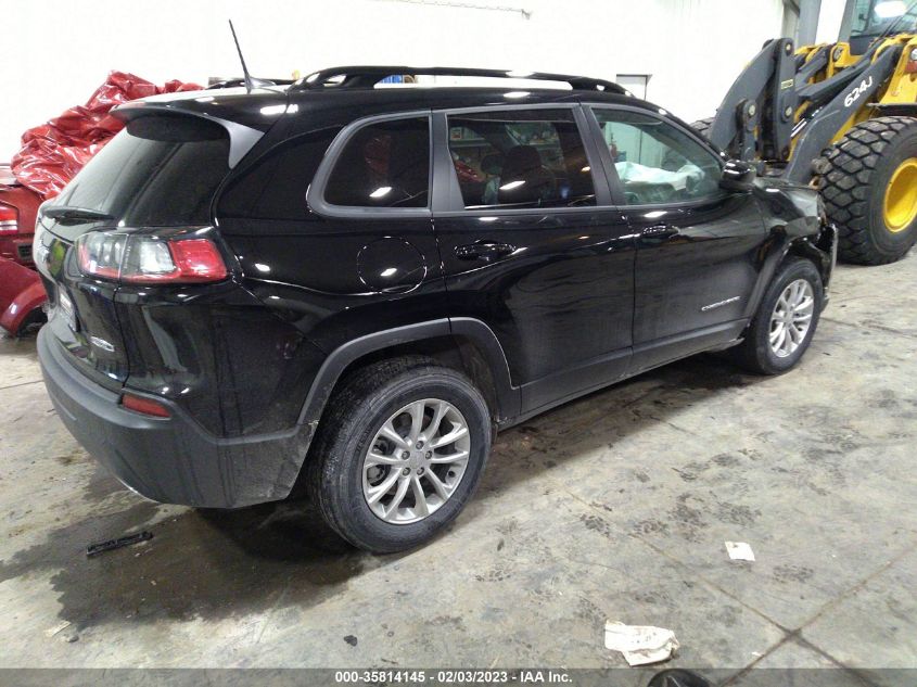 2022 JEEP CHEROKEE LATITUDE LUX VIN: 1C4PJMMX9ND554180