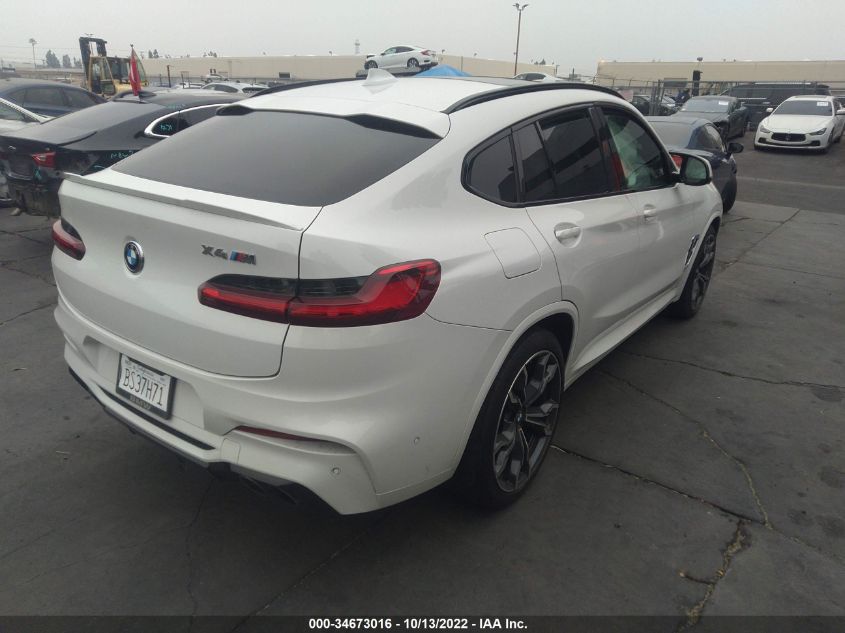 2021 BMW X4 M VIN: 5YMUJ0C01M9E03667
