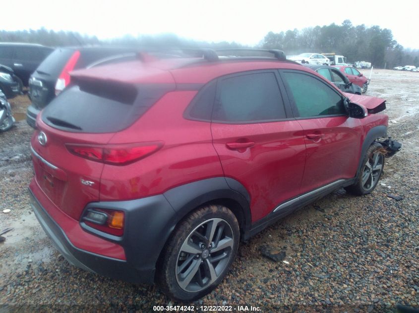 2021 HYUNDAI KONA ULTIMATE VIN: KM8K53A57MU692838
