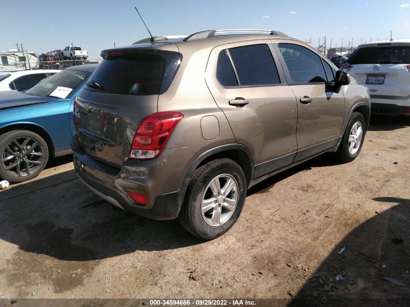 2021 CHEVROLET TRAX LT VIN: KL7CJLSBXMB322761