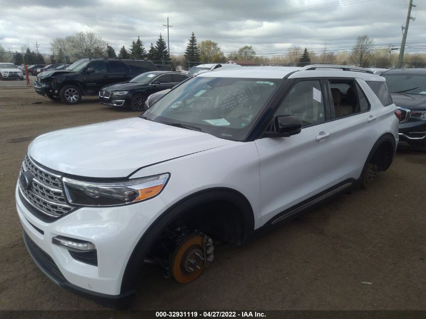 2021 FORD EXPLORER LIMITED VIN: 1FMSK7FH9MGB06027