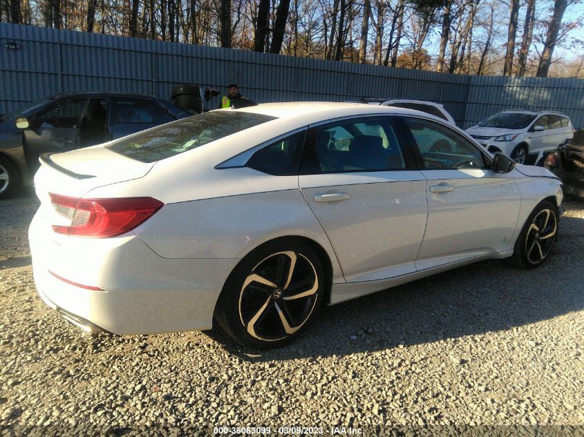 2022 HONDA ACCORD SEDAN SPORT VIN: 1HGCV1F37NA050564