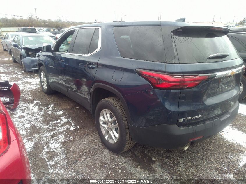 2023 CHEVROLET TRAVERSE LS VIN: 1GNERFKW3PJ116465