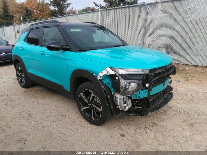 2021 CHEVROLET TRAILBLAZER RS VIN: KL79MUSL5MB099576