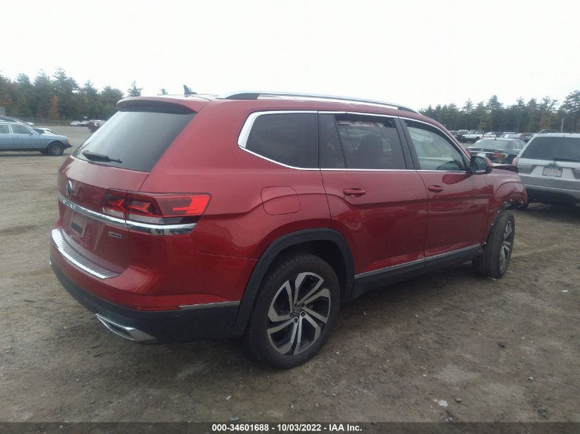 2021 VOLKSWAGEN ATLAS 2.0T SEL PREMIUM VIN: 1V2TP2CA8MC567472