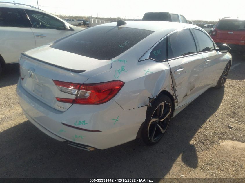 2021 HONDA ACCORD SEDAN SPORT VIN: 1HGCV1F33MA028544