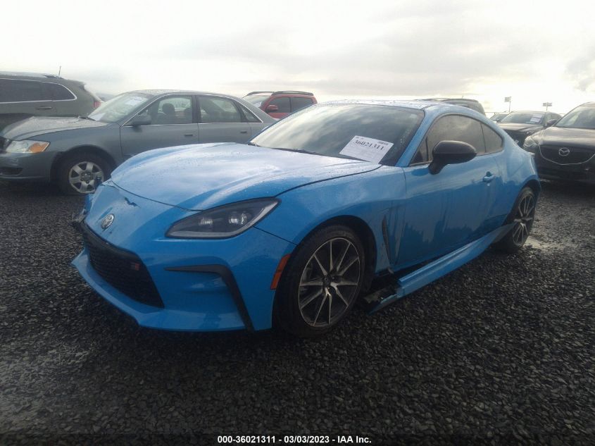 2022 TOYOTA GR86 VIN: JF1ZNBB18N9756260