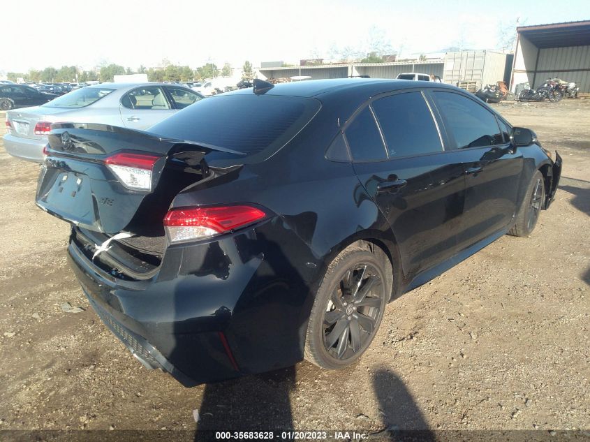 2022 TOYOTA COROLLA SE/SE NIGHTSHADE/APEX SE VIN: 5YFS4MCE1NP124660