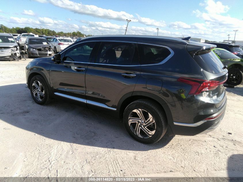 2022 HYUNDAI SANTA FE SEL VIN: 5NMS64AJ3NH428304