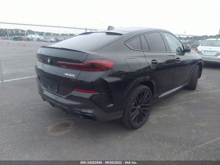 2021 BMW X6 M50I VIN: 5UXCY8C04M9E08150