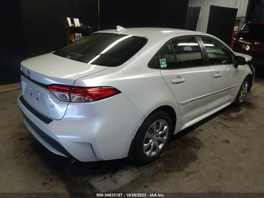 2022 TOYOTA COROLLA LE VIN: JTDEPMAE9NJ197593