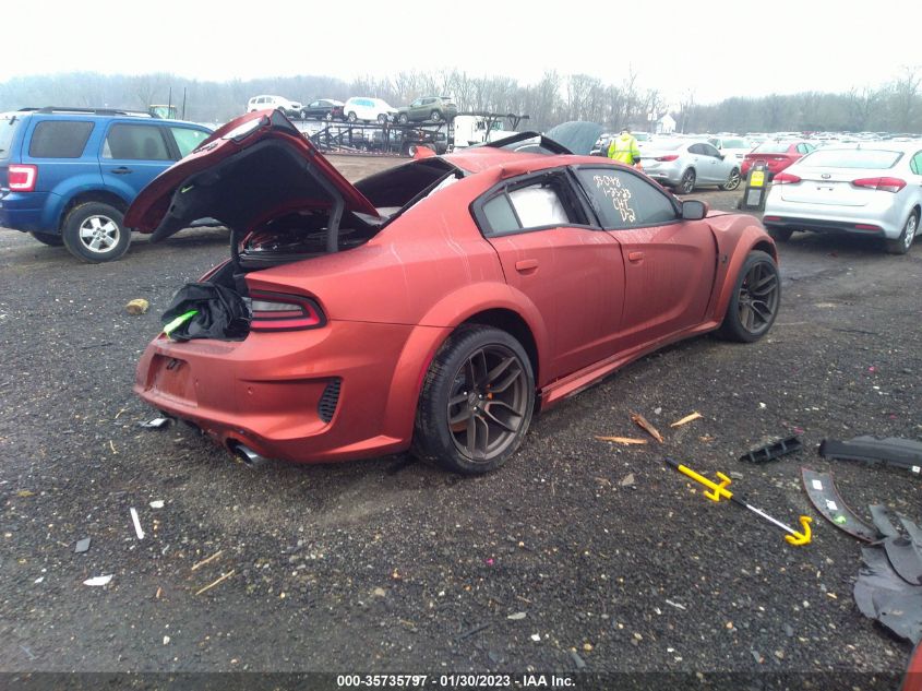 2022 DODGE CHARGER SRT HELLCAT WIDEBODY VIN: 2C3CDXL90NH116763
