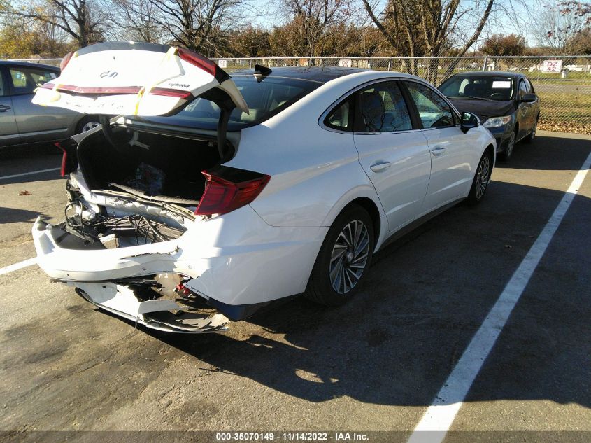 2021 HYUNDAI SONATA HYBRID LIMITED VIN: KMHL54JJ5MA035898
