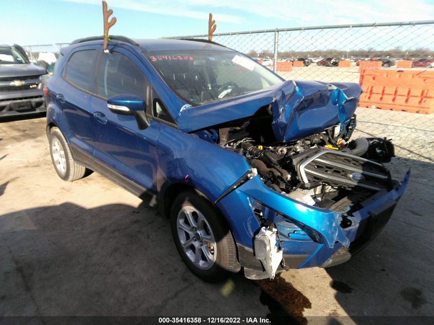 2021 FORD ECOSPORT SE VIN: MAJ3S2GE2MC455866