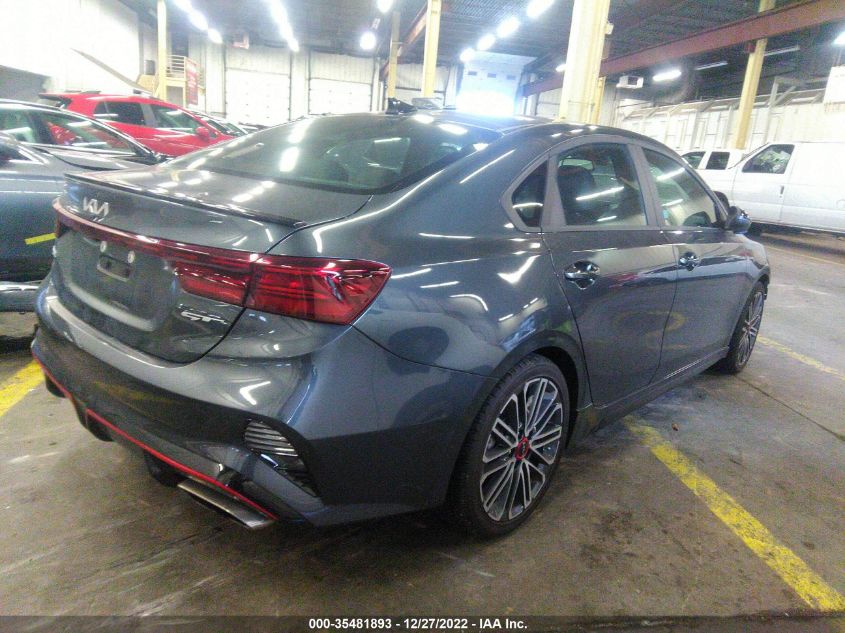 2022 KIA FORTE GT VIN: 3KPF44AC3NE420512