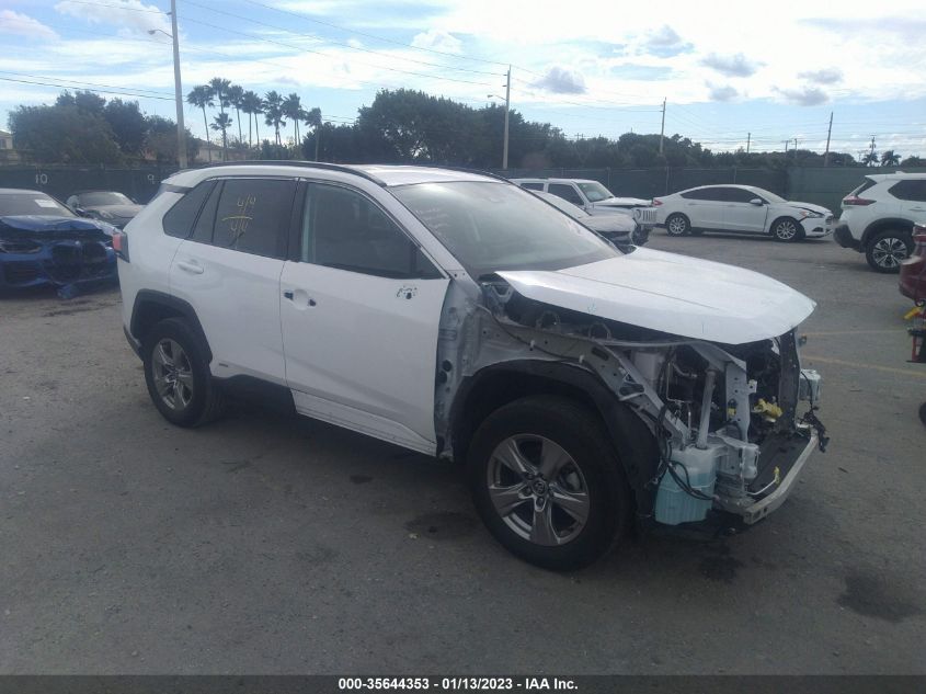 2022 TOYOTA RAV4 HYBRID XLE VIN: 2T3RWRFV4NW135255