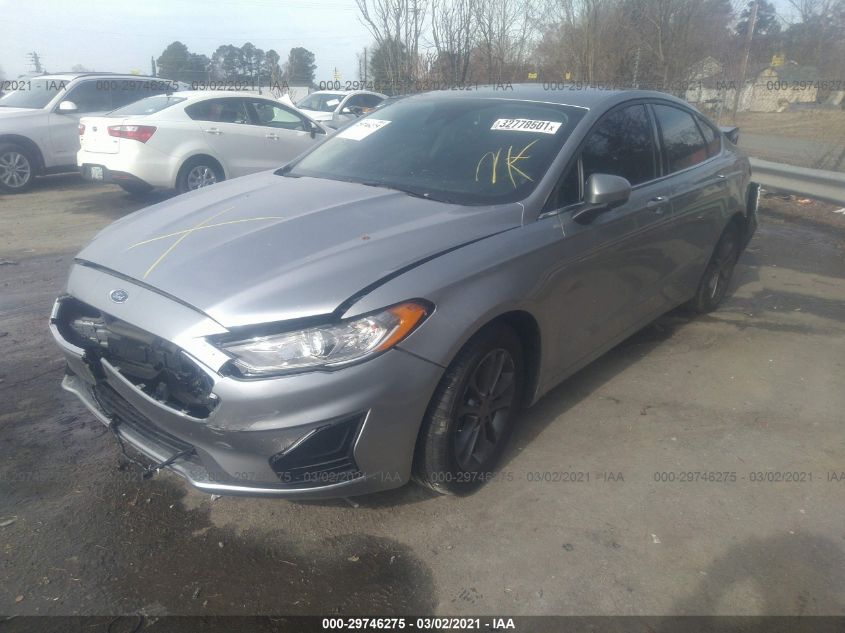 2020 FORD FUSION SE VIN: 3FA6P0HDXLR178506