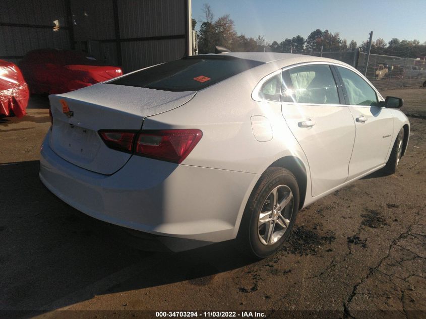 2022 CHEVROLET MALIBU LS VIN: 1G1ZB5ST0NF189851