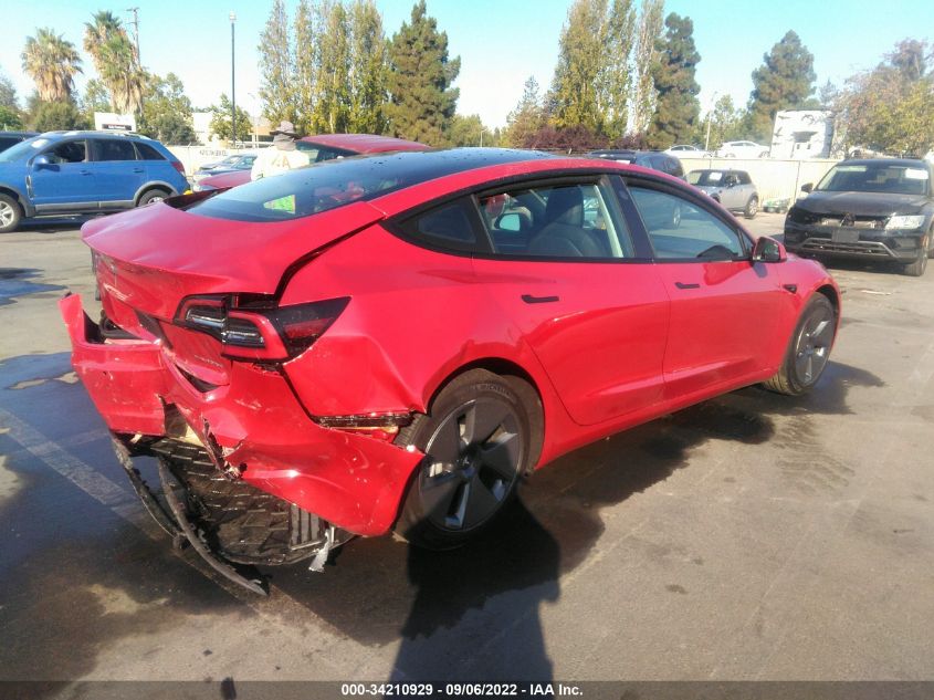 2022 TESLA MODEL 3 LONG RANGE VIN: 5YJ3E1EB7NF294097