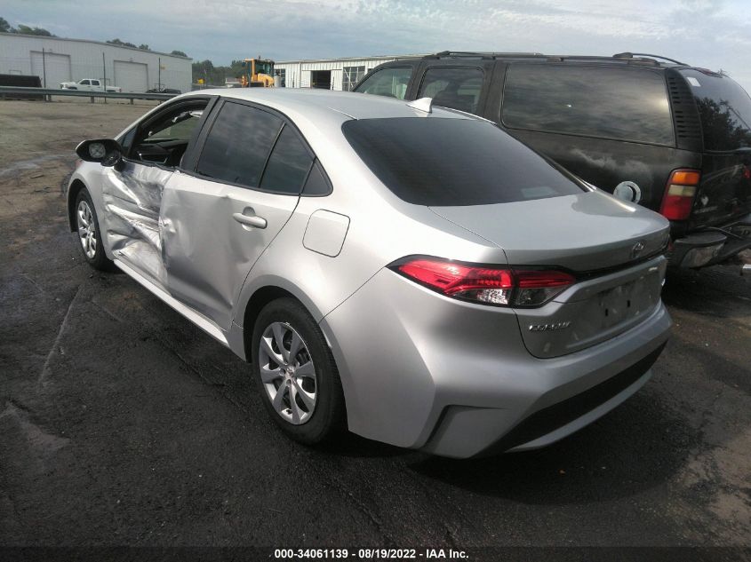 2020 TOYOTA COROLLA LE VIN: 5YFEPRAE3LP088147