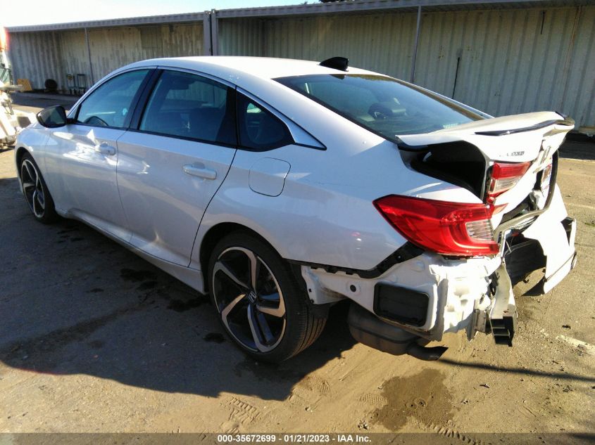 2021 HONDA ACCORD SEDAN SPORT VIN: 1HGCV1F31MA108683