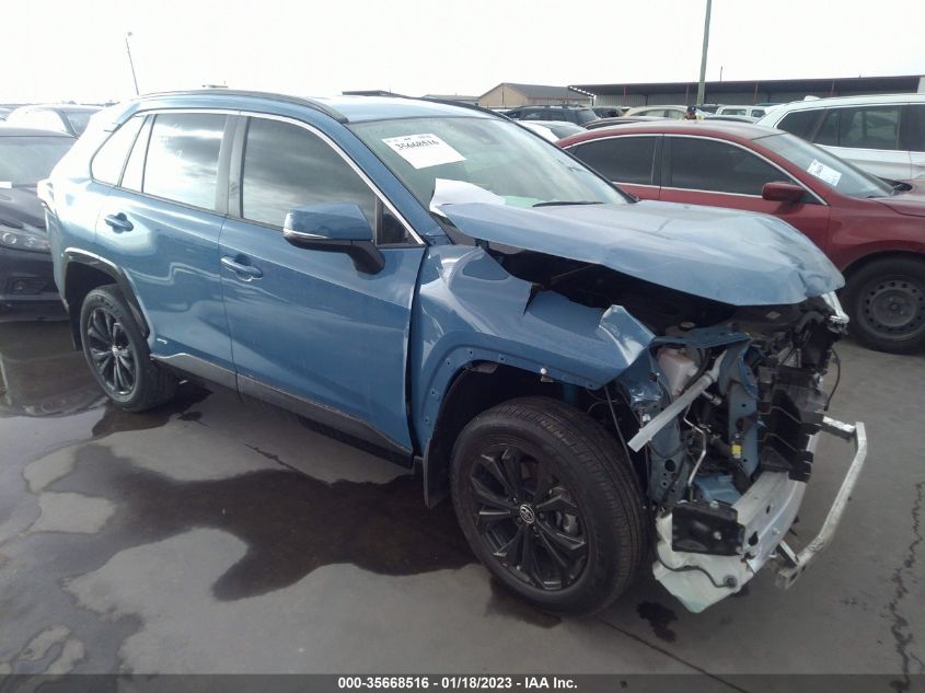 2022 TOYOTA RAV4 HYBRID SE VIN: JTM16RFV1ND054532