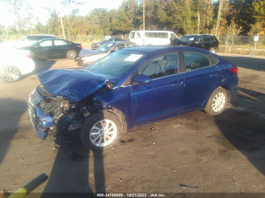 2021 HYUNDAI ACCENT SEL VIN: 3KPC24A62ME150223