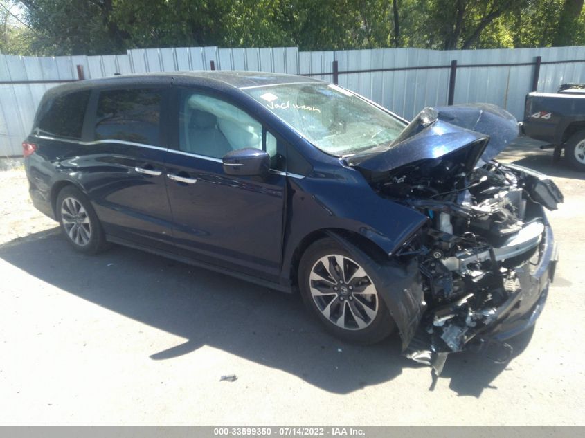 2021 HONDA ODYSSEY EX-L VIN: 5FNRL6H74MB019712