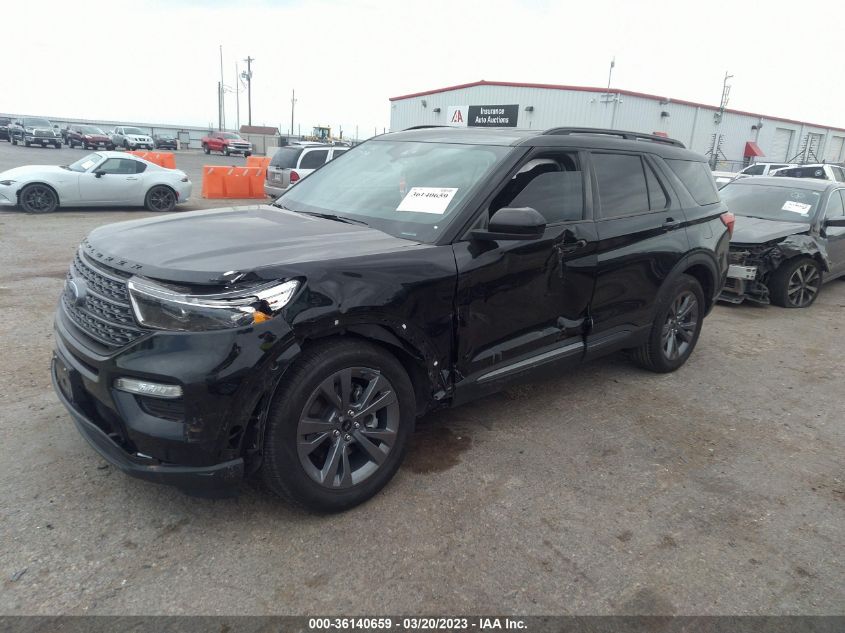 2022 FORD EXPLORER XLT VIN: 1FMSK7DH8NGC38278